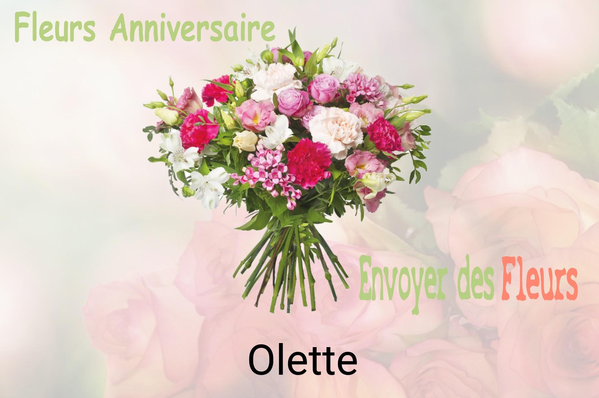 Bouquet de fleurs d’anniversaire livré à Olette